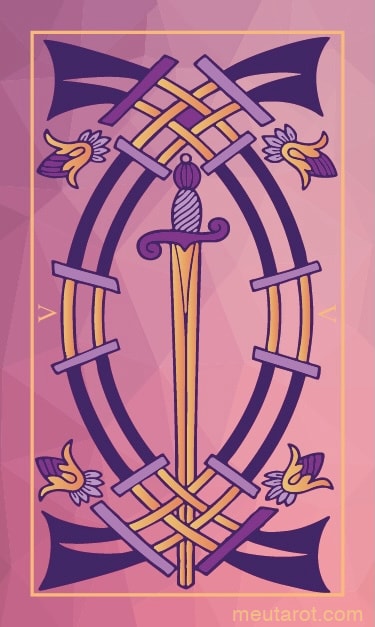 Cinque di Spade Invertita