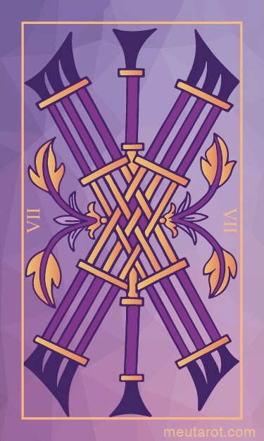 Sette di Bastoni Invertita