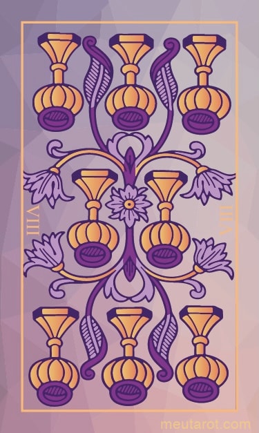 Otto di Coppe Invertito