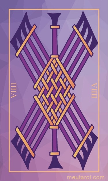 Nove di Bastoni Invertita