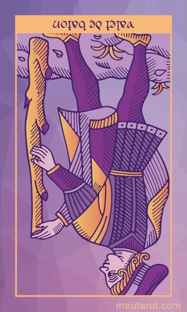 Fante di Bastoni Invertito