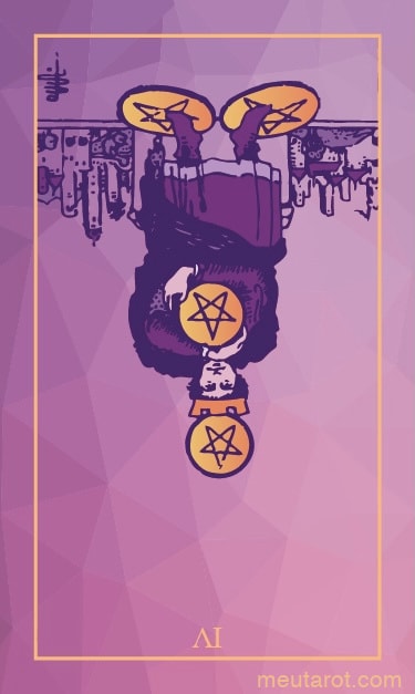 Quattro di Denari Invertita