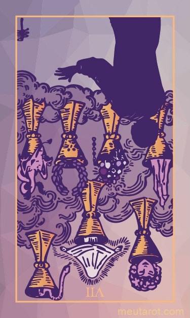 Sette di Coppe Rovesciato