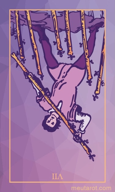 Sette di Bastoni Invertita