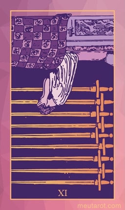 Nove de Espadas - Significado da Carta de Tarot | Meu Tarot