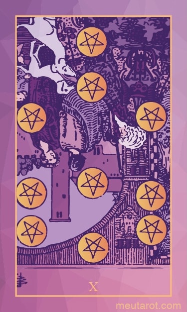 Dieci di Denari Invertita