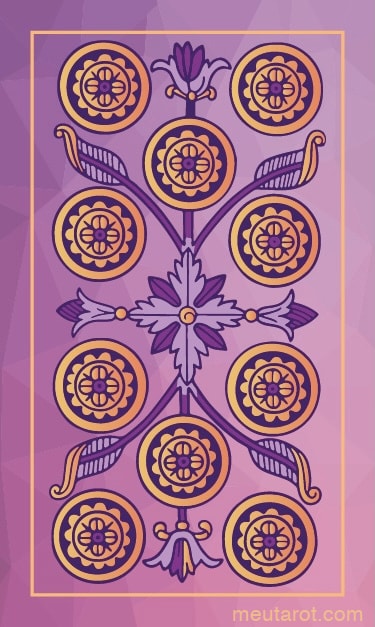 Dieci di Denari Invertita