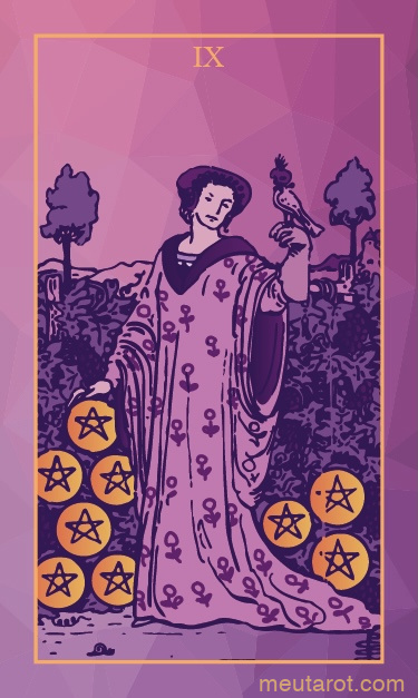 Nove de Ouros - Significado da Carta de Tarot | Meu Tarot