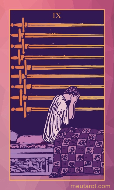 Nove de Espadas - Significado da Carta de Tarot | Meu Tarot